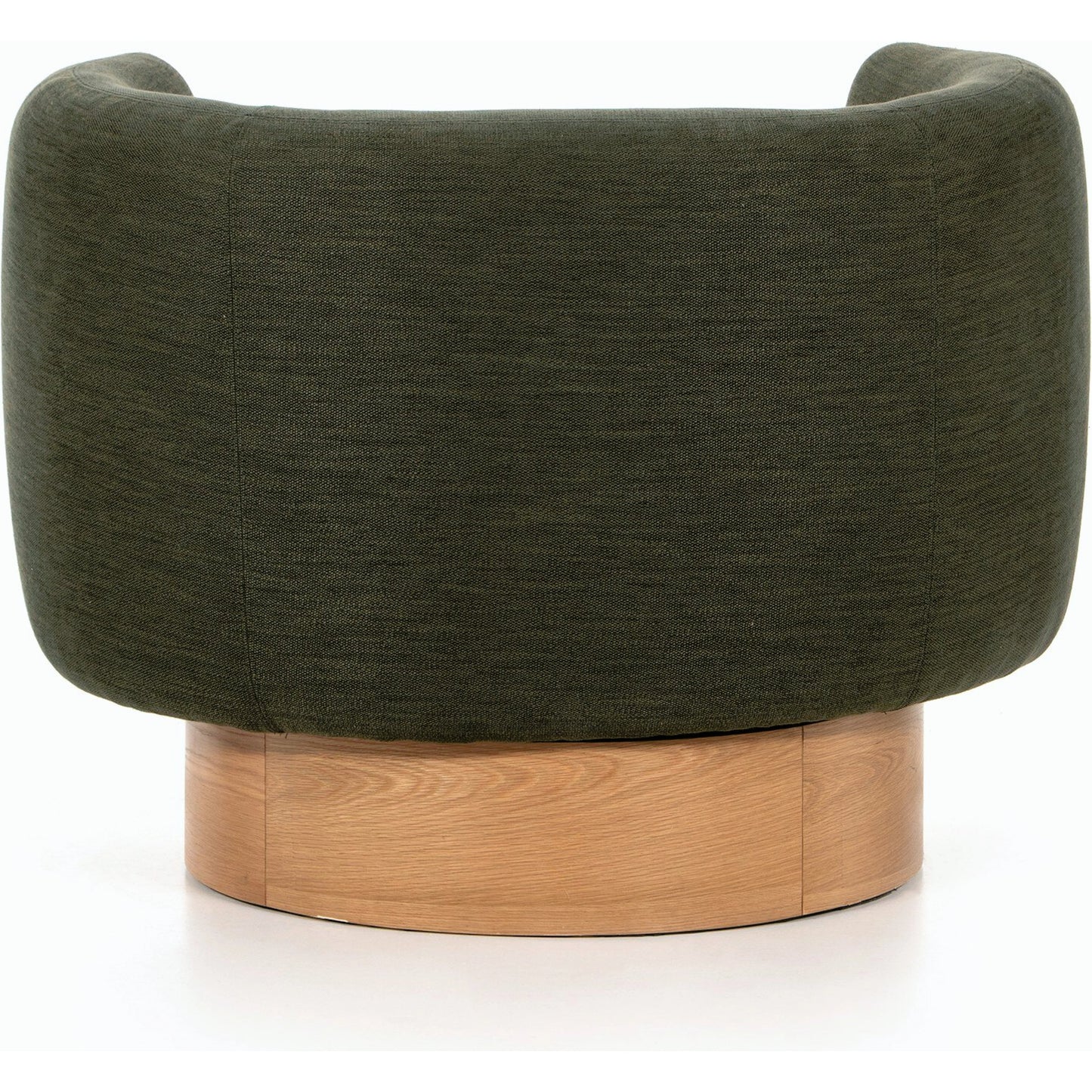 025 SI-1798986 | Additional Silo | Calista Swivel Chair by Four Hands in atlantis moss. Made from 90% polyester, 10% viscose (rayon), oak veneer, rubberwood plywood in a modern style.