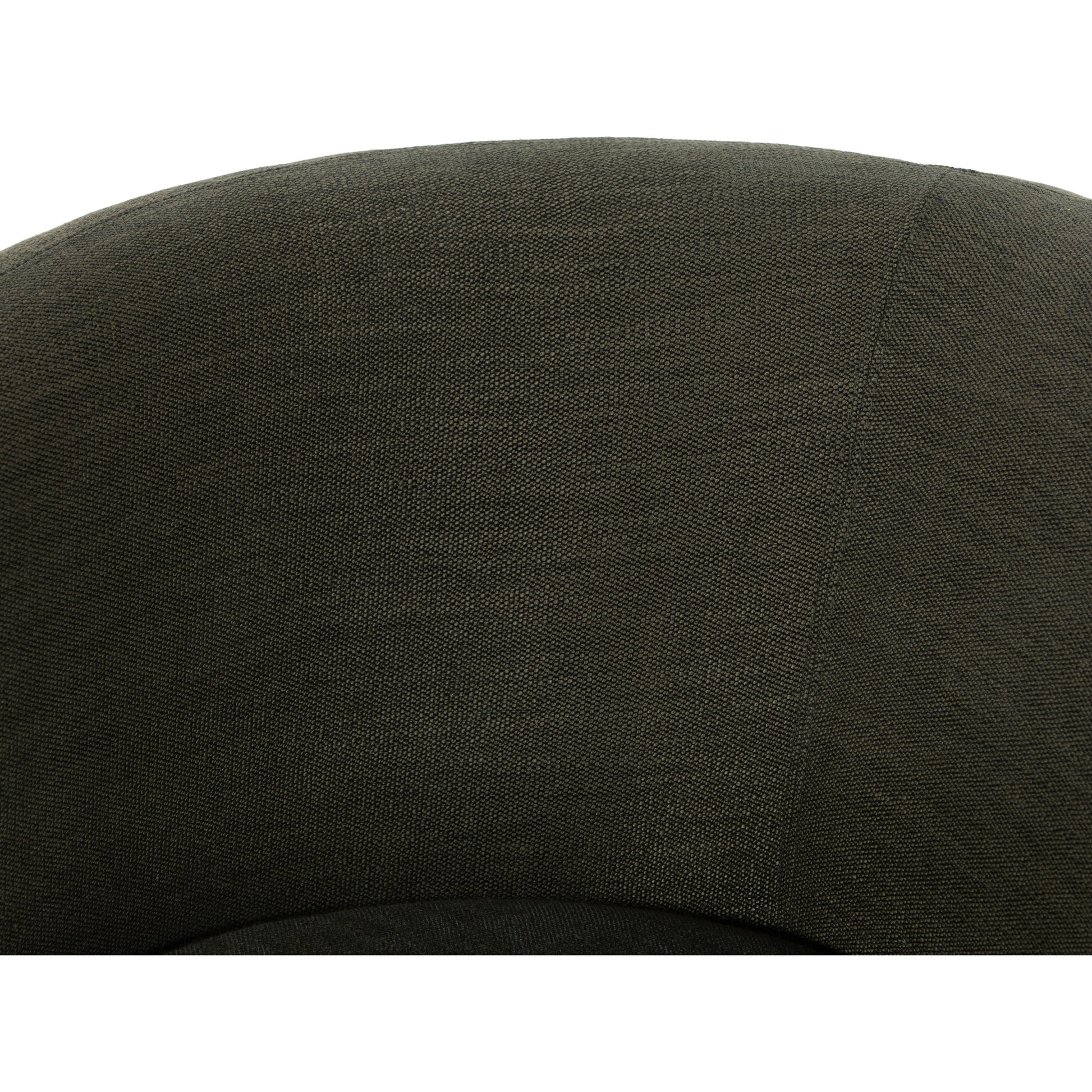 Calista Swivel Chair by Four Hands in atlantis moss. Made from 90% polyester, 10% viscose (rayon), oak veneer, rubberwood plywood in a modern style.