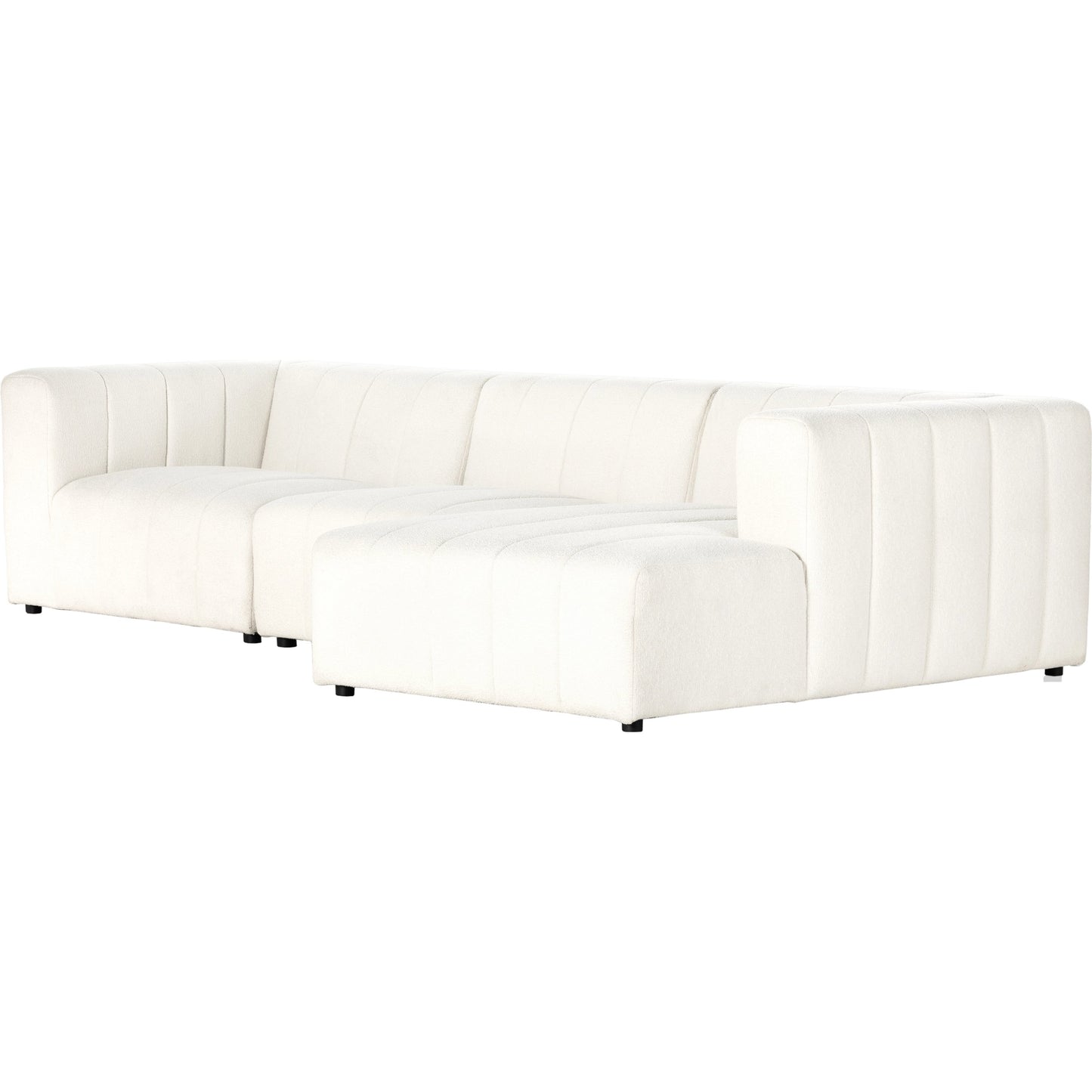 014 SI-1980486 | Additional Silo | Langham Channeled 3-Piece Sectional by Four Hands. Made from unique in a modern style.