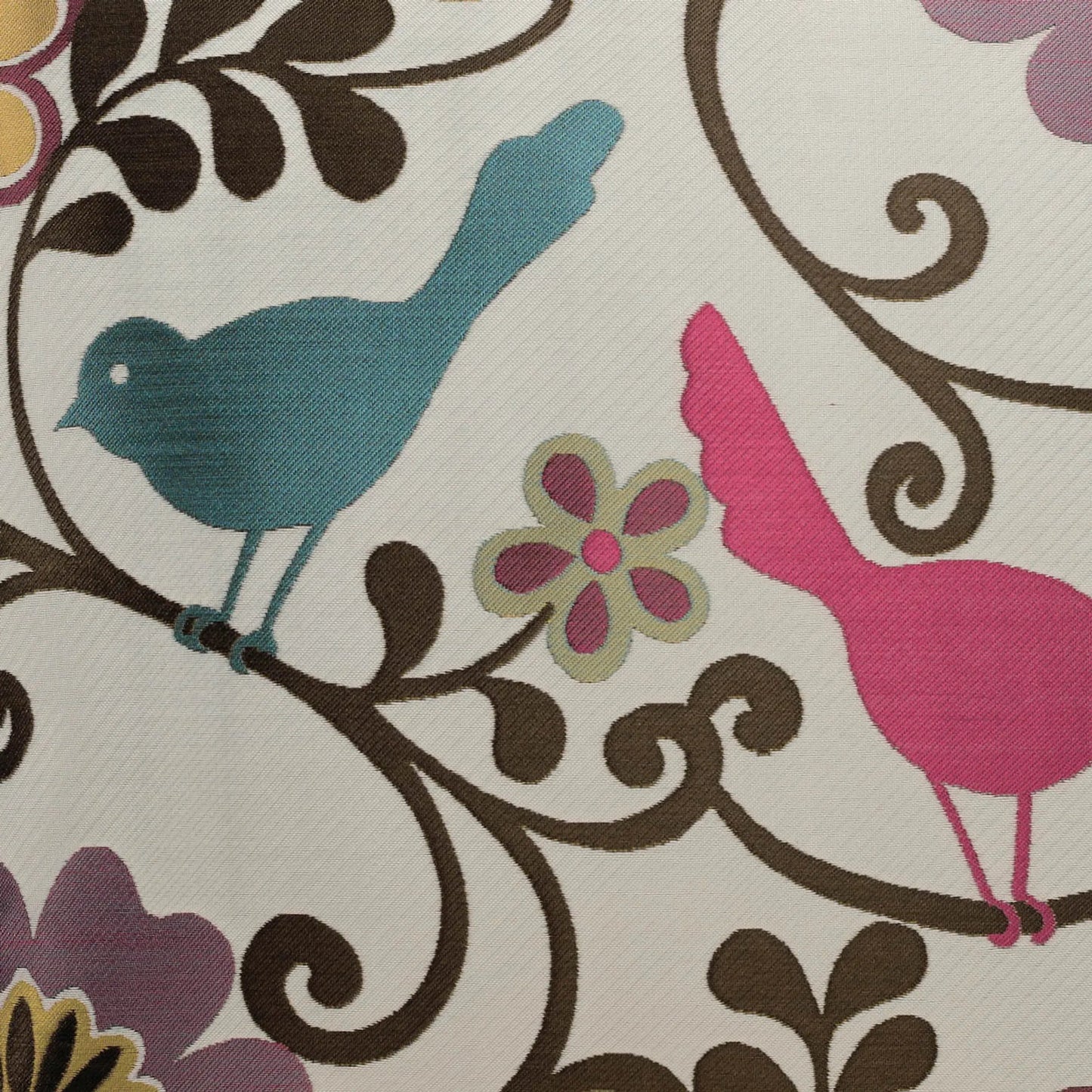 002 SI-2381568 | Closeup | Lark Pillow by DV Kap Home in purple, multi. Made from 93% polyester, 7% nylon in a eclectic & global style.