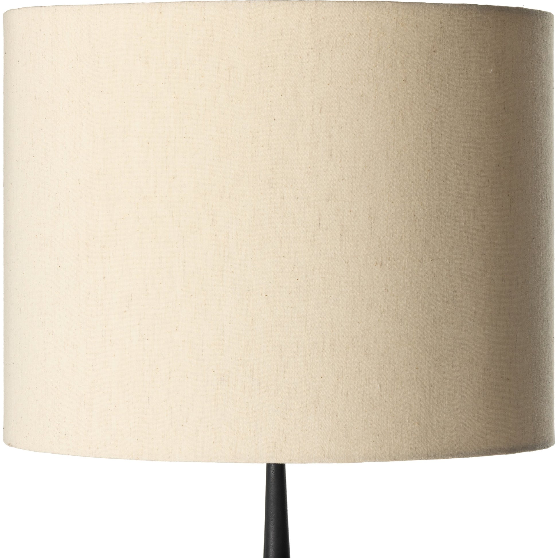 Innes Floor Lamp by Four Hands in matte black. Made from aluminum, 100% cotton in a modern style.