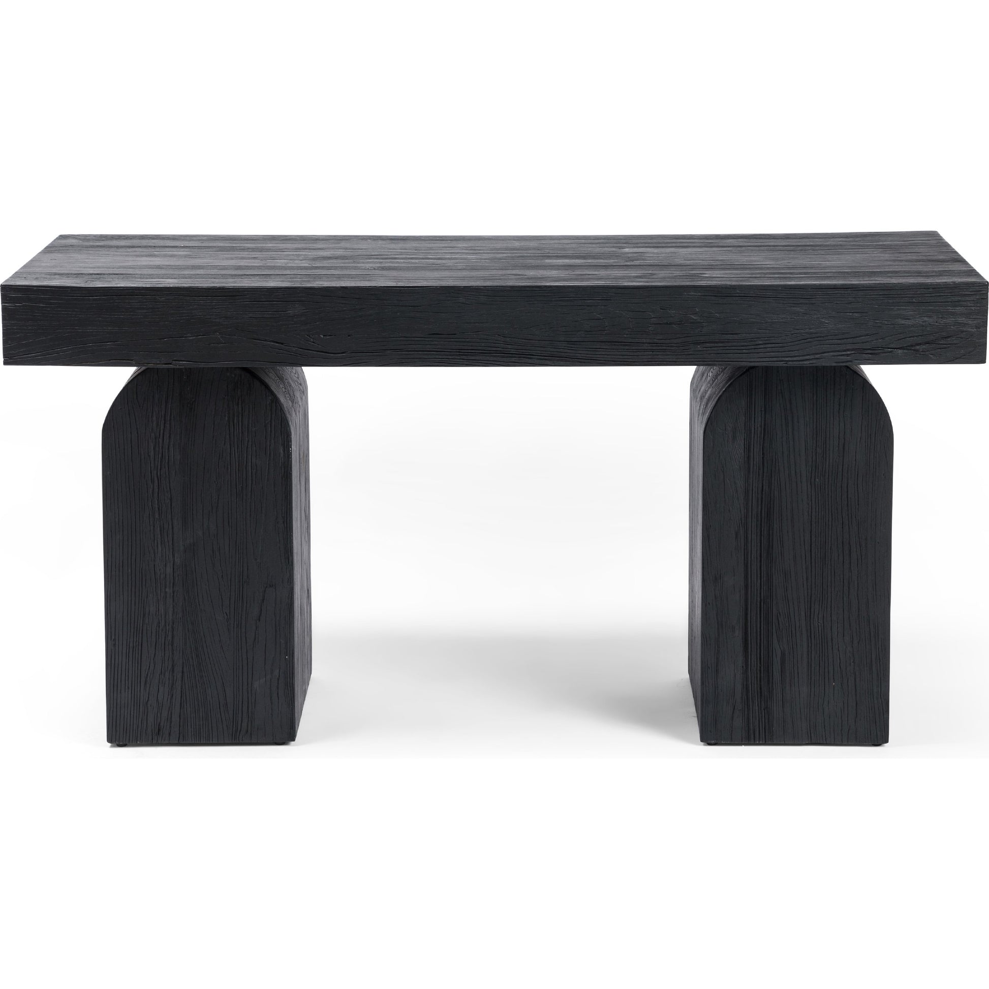 Keane Desk by Four Hands in reclaimed natural elm. Made from solid reclaimed elm, solid nettlewood in a modern style.