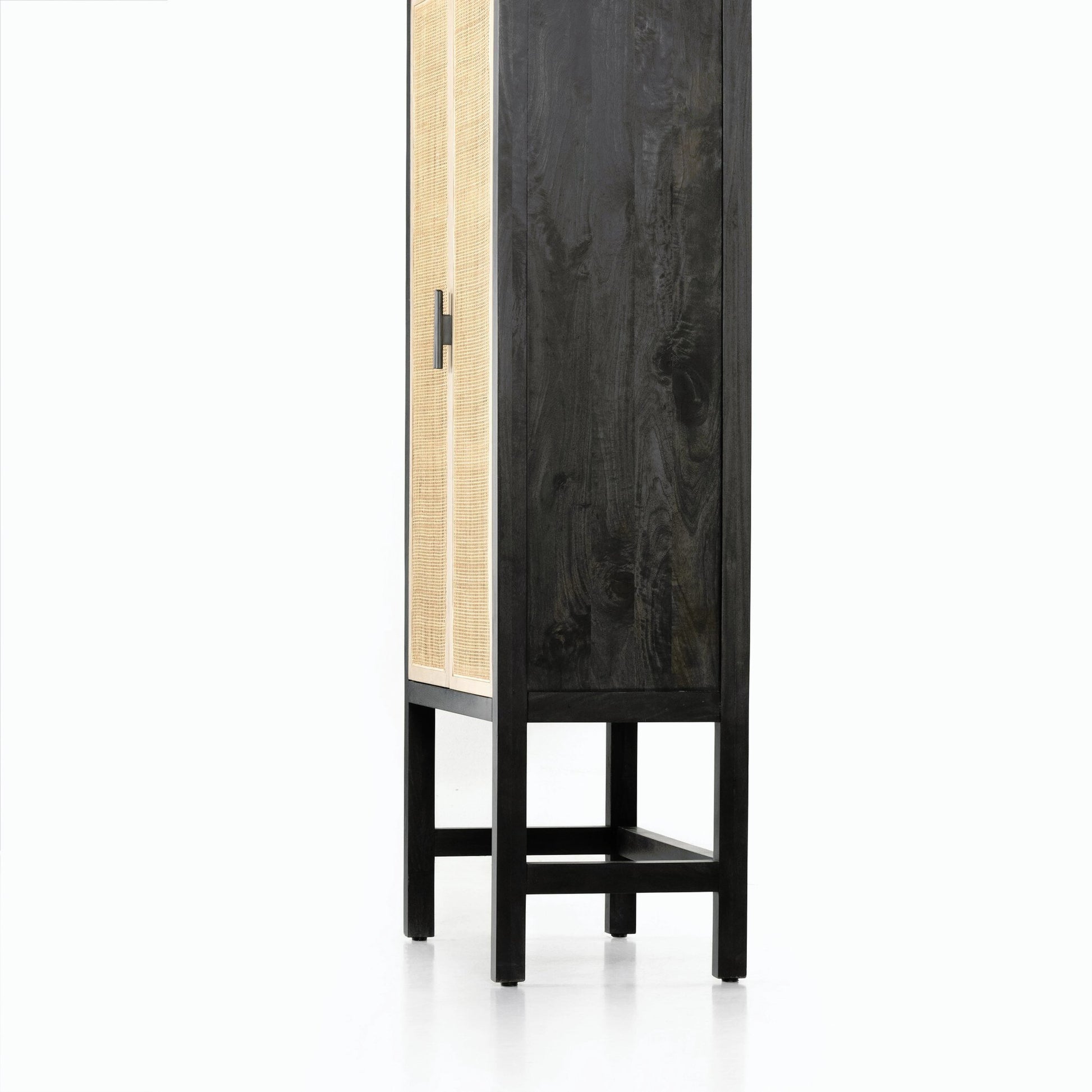Caprice Narrow Cabinet by Four Hands. Made from cane, solid mango in a cottage & farmhouse style.