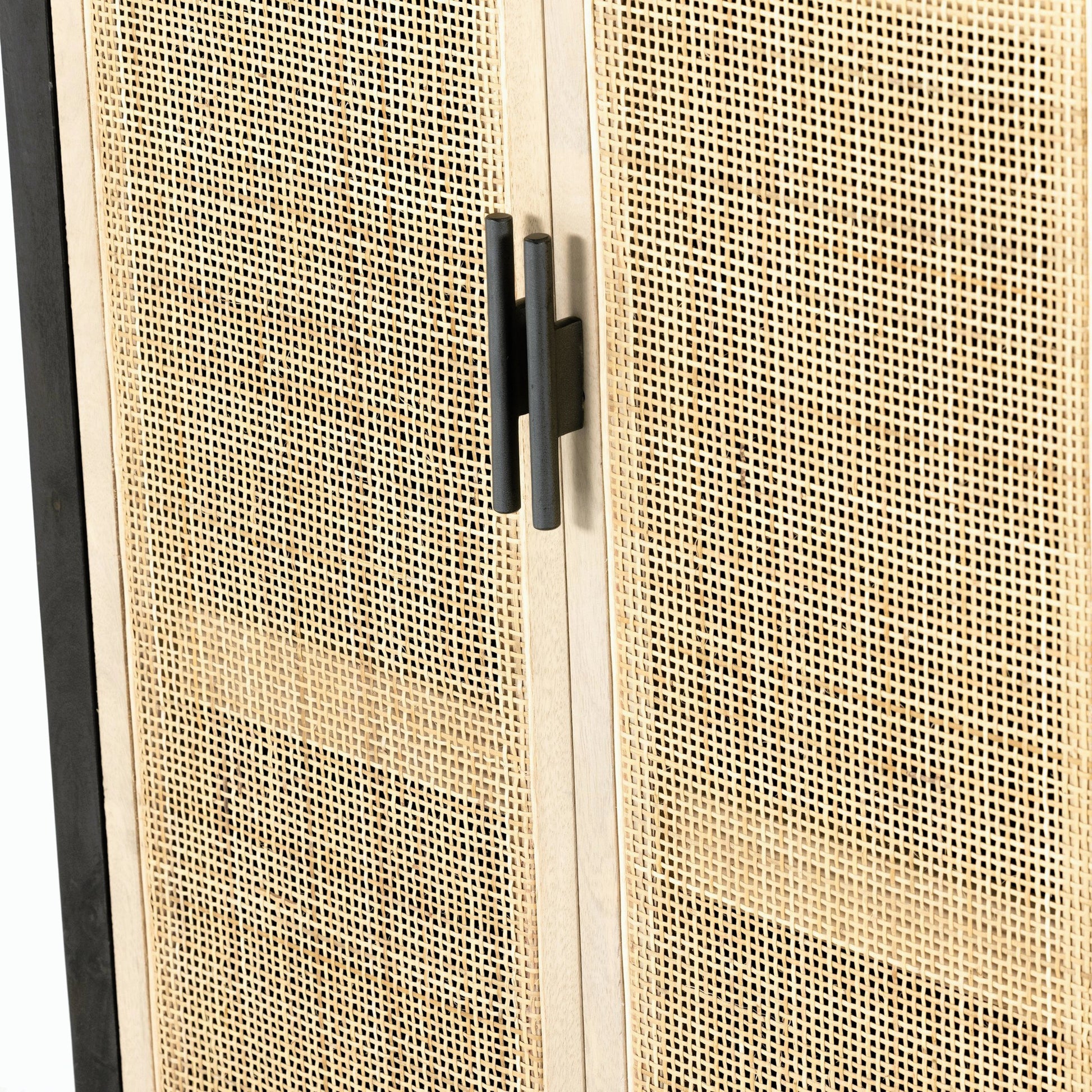 Caprice Narrow Cabinet by Four Hands. Made from cane, solid mango in a cottage & farmhouse style.