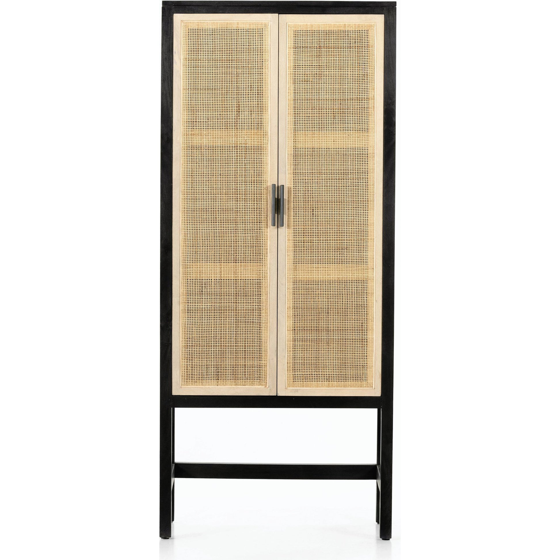 Caprice Narrow Cabinet by Four Hands. Made from cane, solid mango in a cottage & farmhouse style.