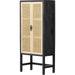 Caprice Narrow Cabinet by Four Hands. Made from cane, solid mango in a cottage & farmhouse style.