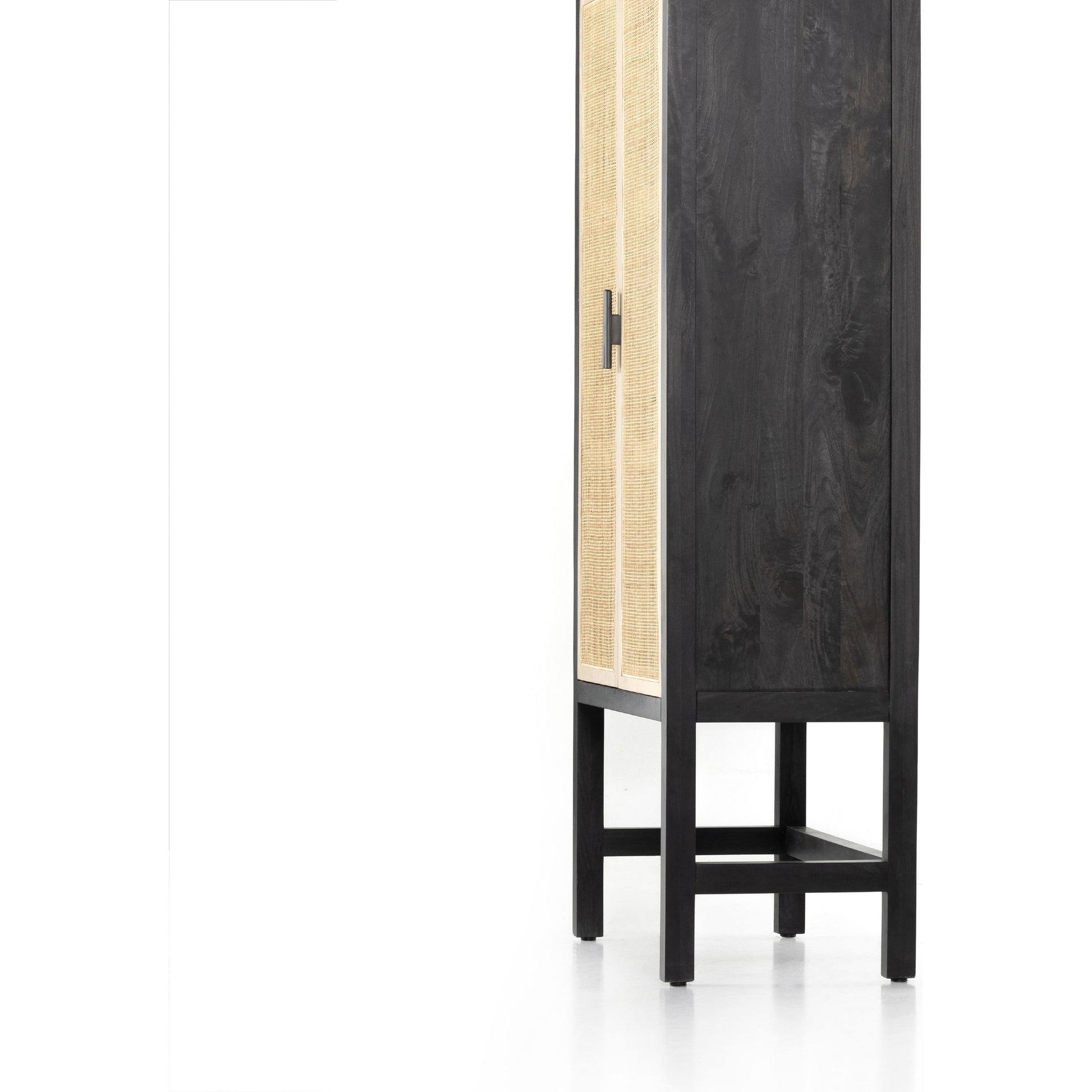 Caprice Narrow Cabinet by Four Hands. Made from cane, solid mango in a cottage & farmhouse style.