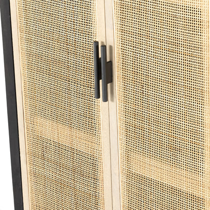 Caprice Narrow Cabinet by Four Hands. Made from cane, solid mango in a cottage & farmhouse style.