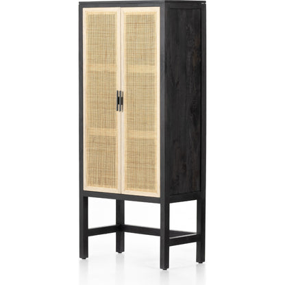 Caprice Narrow Cabinet by Four Hands. Made from cane, solid mango in a cottage & farmhouse style.