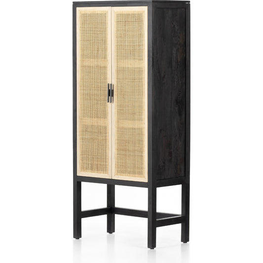 Caprice Narrow Cabinet by Four Hands. Made from cane, solid mango in a cottage & farmhouse style.