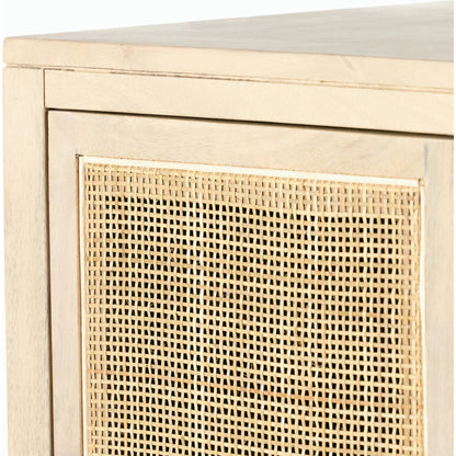 Caprice Narrow Cabinet by Four Hands. Made from cane, solid mango in a cottage & farmhouse style.