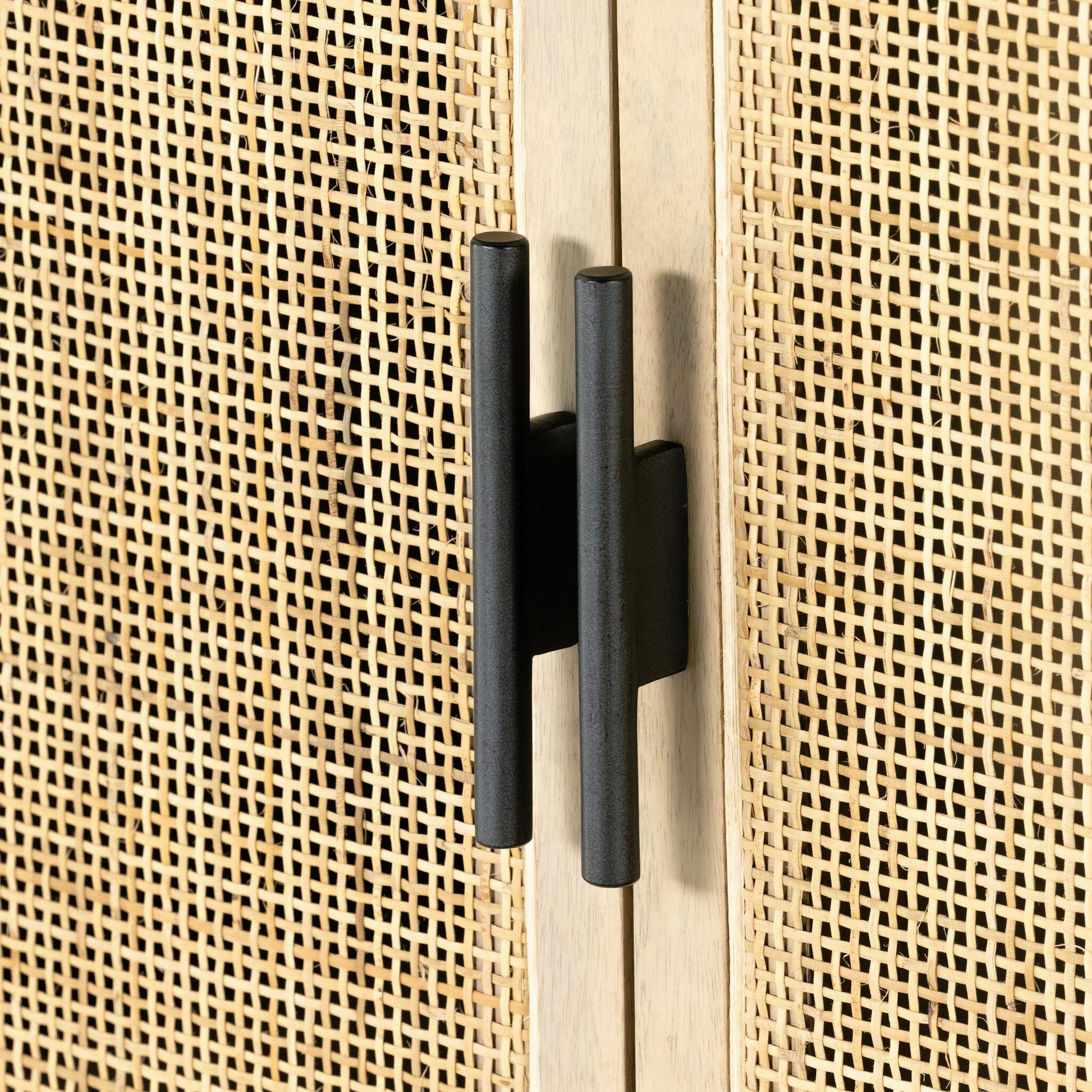 Caprice Narrow Cabinet by Four Hands. Made from cane, solid mango in a cottage & farmhouse style.