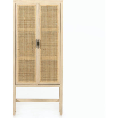 Caprice Narrow Cabinet by Four Hands. Made from cane, solid mango in a cottage & farmhouse style.