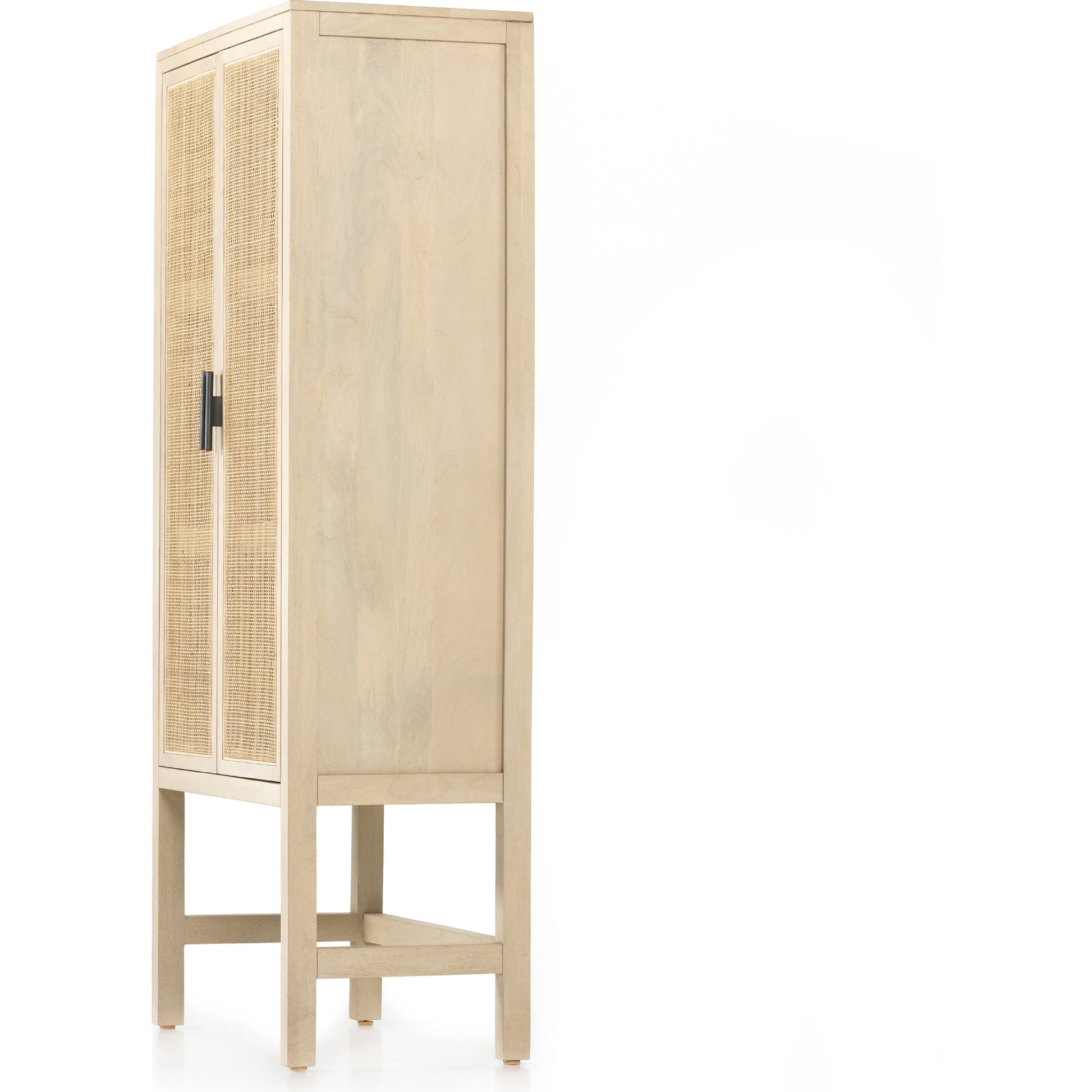 Caprice Narrow Cabinet by Four Hands. Made from cane, solid mango in a cottage & farmhouse style.