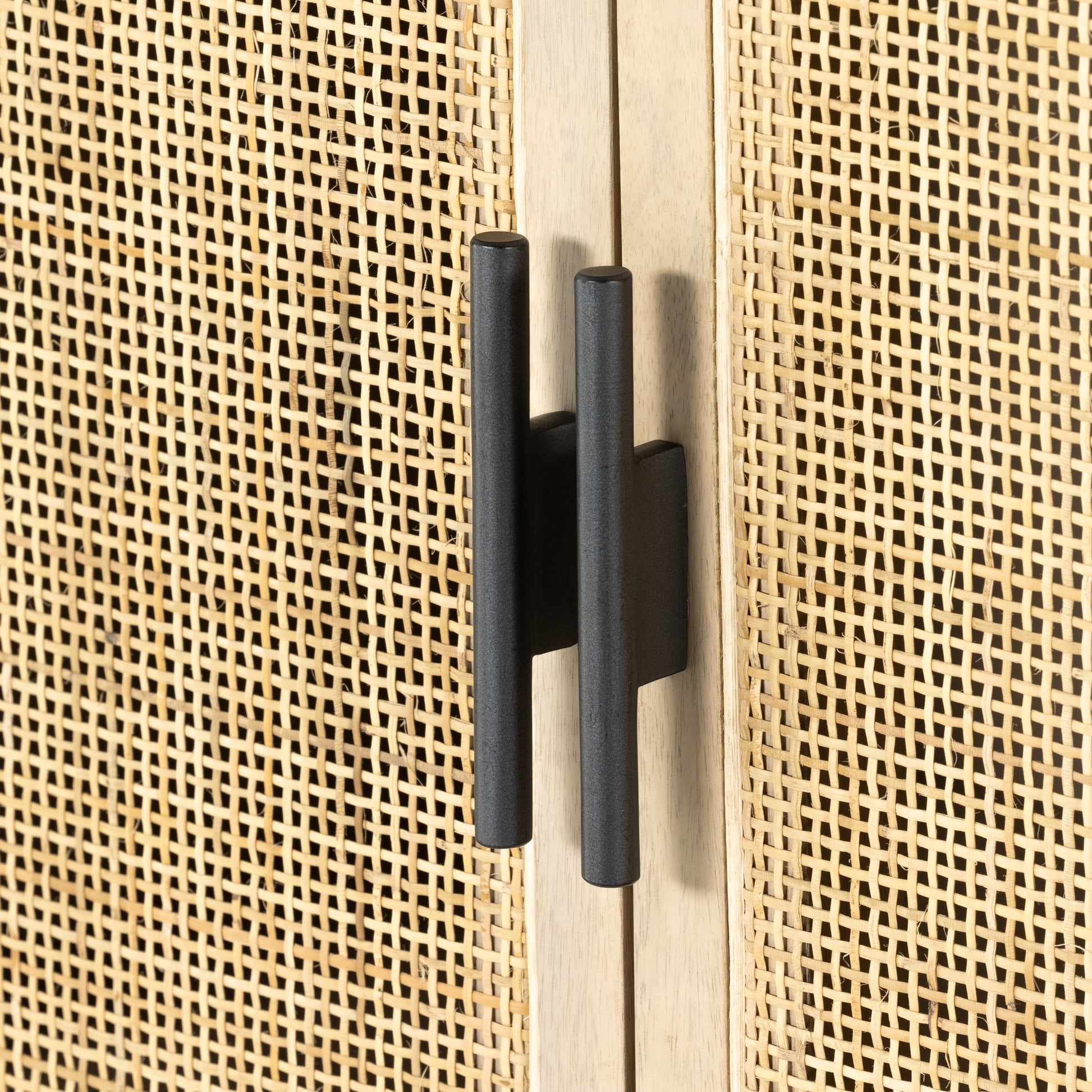 Caprice Narrow Cabinet by Four Hands. Made from cane, solid mango in a cottage & farmhouse style.