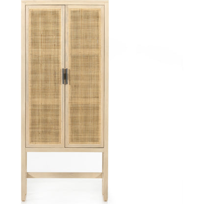 Caprice Narrow Cabinet by Four Hands. Made from cane, solid mango in a cottage & farmhouse style.