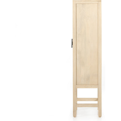 Caprice Narrow Cabinet by Four Hands. Made from cane, solid mango in a cottage & farmhouse style.