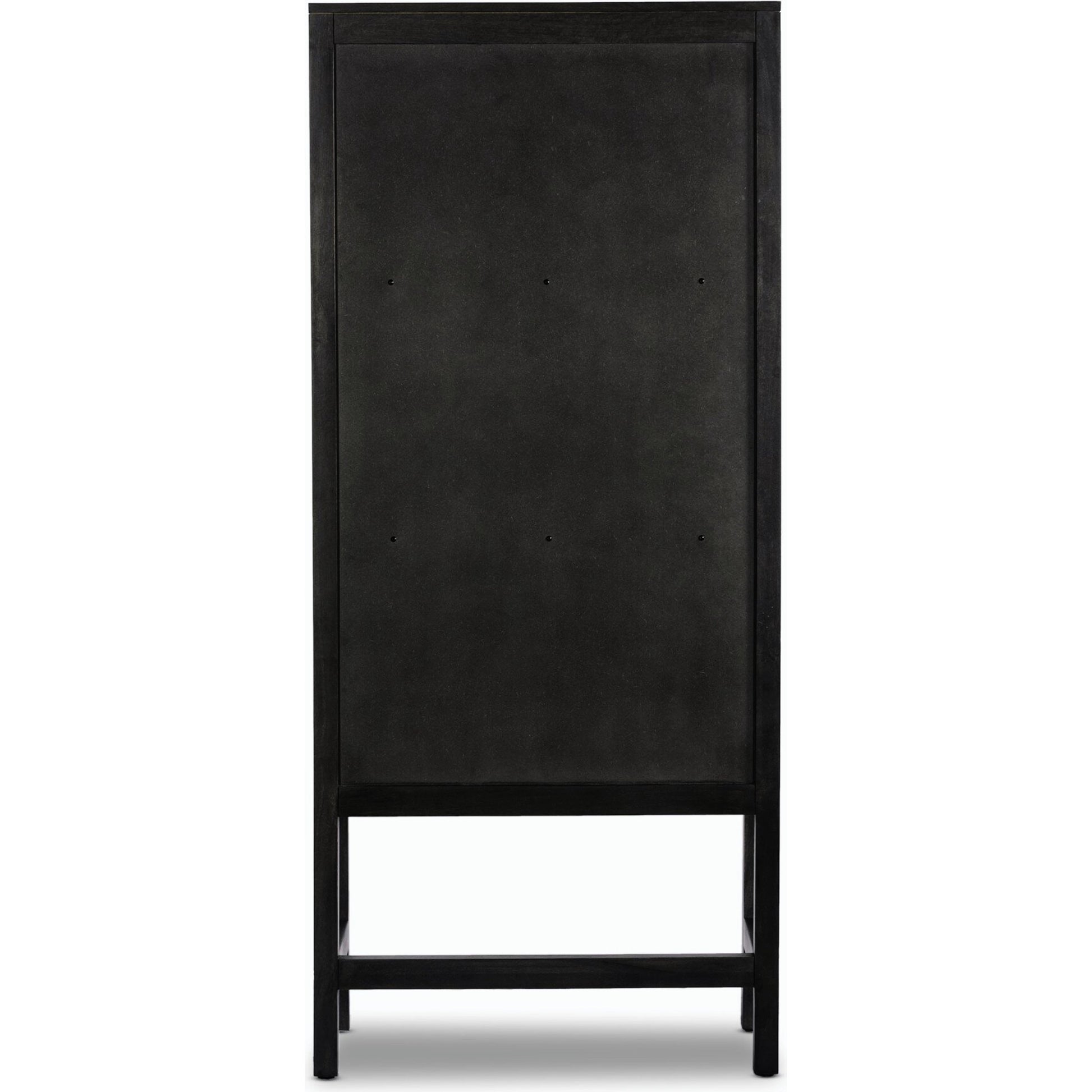 Caprice Narrow Cabinet by Four Hands. Made from cane, solid mango in a cottage & farmhouse style.