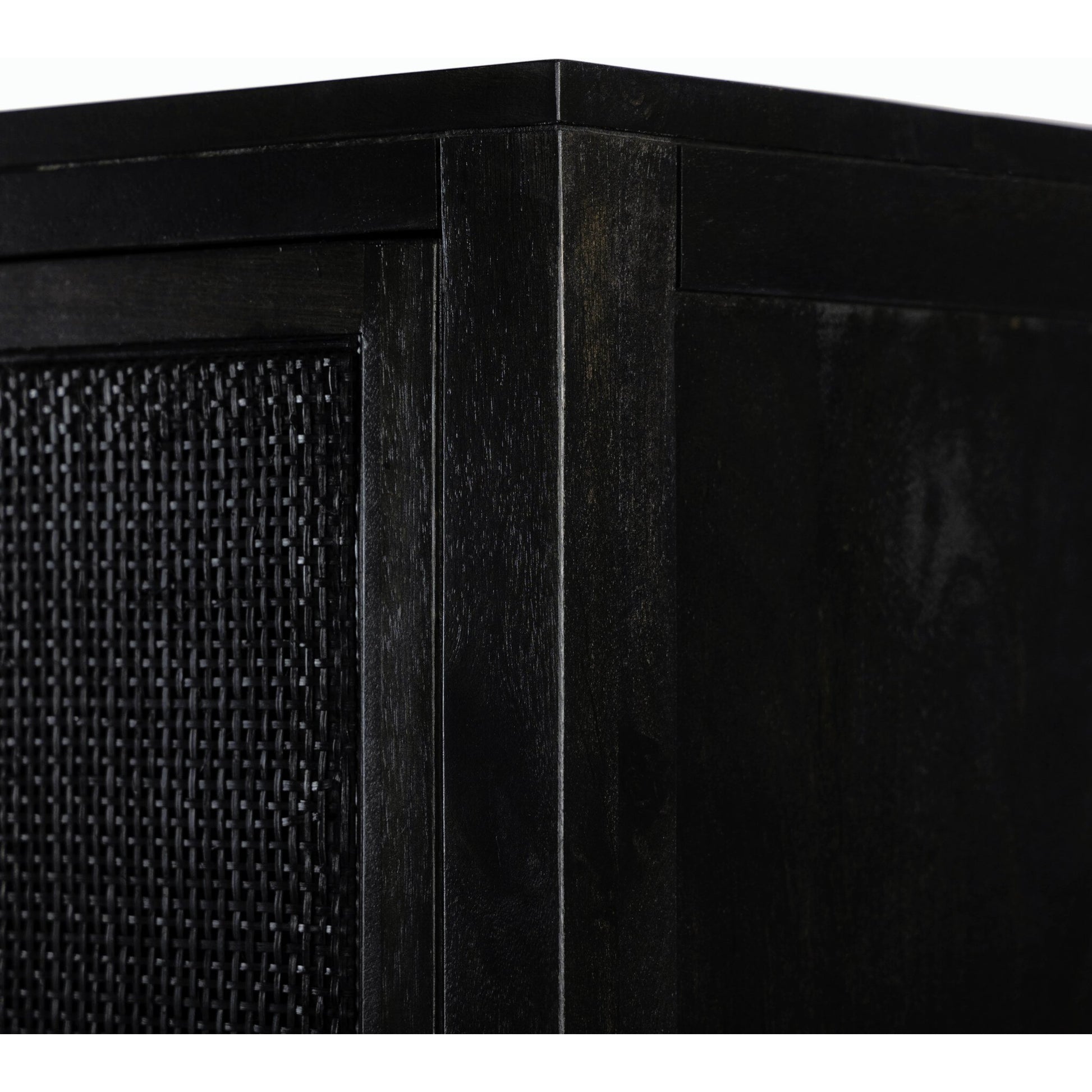 Caprice Narrow Cabinet by Four Hands. Made from cane, solid mango in a cottage & farmhouse style.