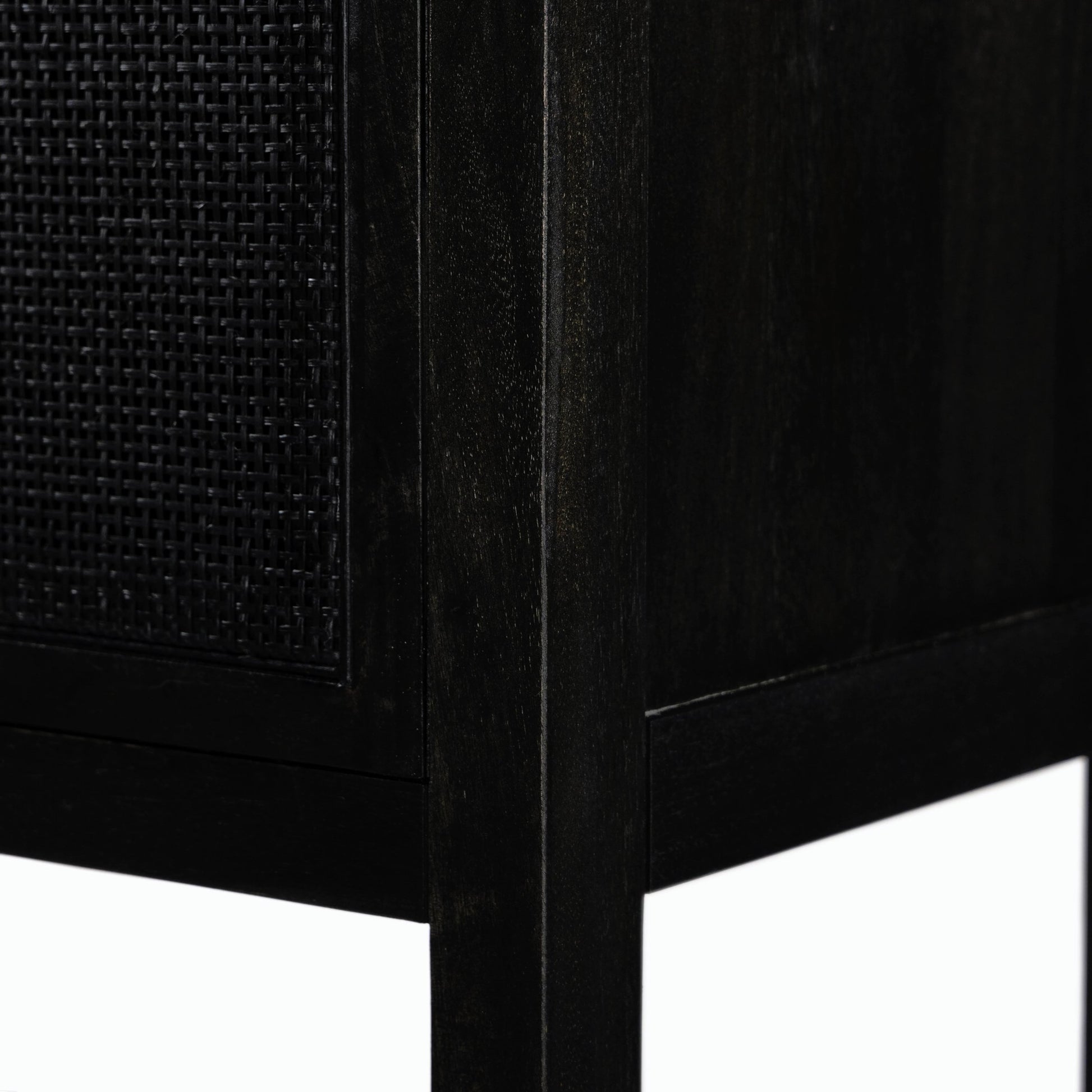 Caprice Narrow Cabinet by Four Hands. Made from cane, solid mango in a cottage & farmhouse style.