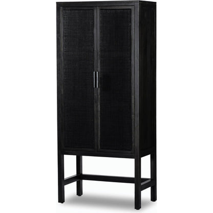 Caprice Narrow Cabinet by Four Hands. Made from cane, solid mango in a cottage & farmhouse style.