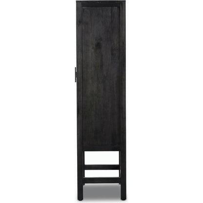 Caprice Narrow Cabinet by Four Hands. Made from cane, solid mango in a cottage & farmhouse style.