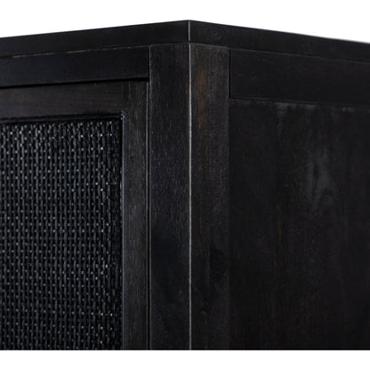 Caprice Narrow Cabinet by Four Hands. Made from cane, solid mango in a cottage & farmhouse style.