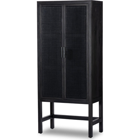 Caprice Narrow Cabinet by Four Hands. Made from cane, solid mango in a cottage & farmhouse style.