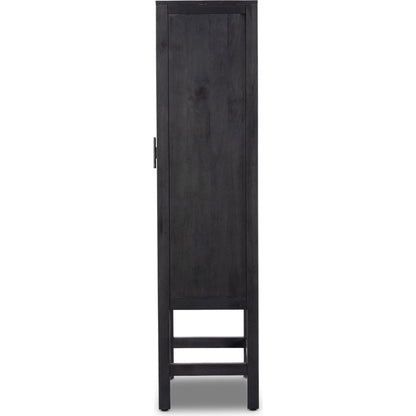 Caprice Narrow Cabinet by Four Hands. Made from cane, solid mango in a cottage & farmhouse style.