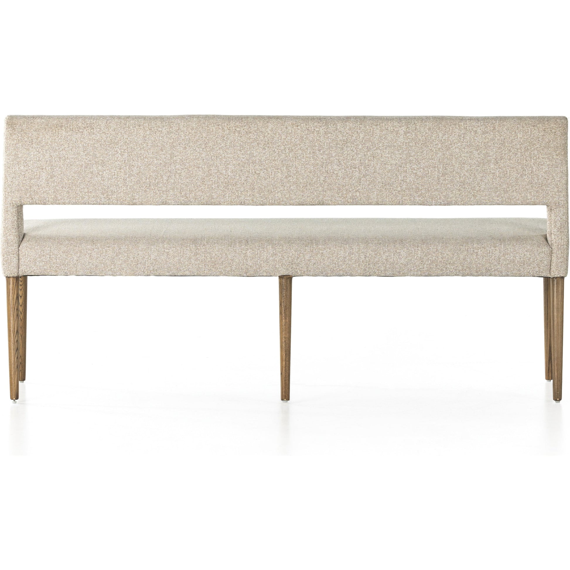 Joseph Dining Bench by Four Hands in light camel, toasted nettlewood. Made from 100% polyester, solid nettlewood in a coastal style.