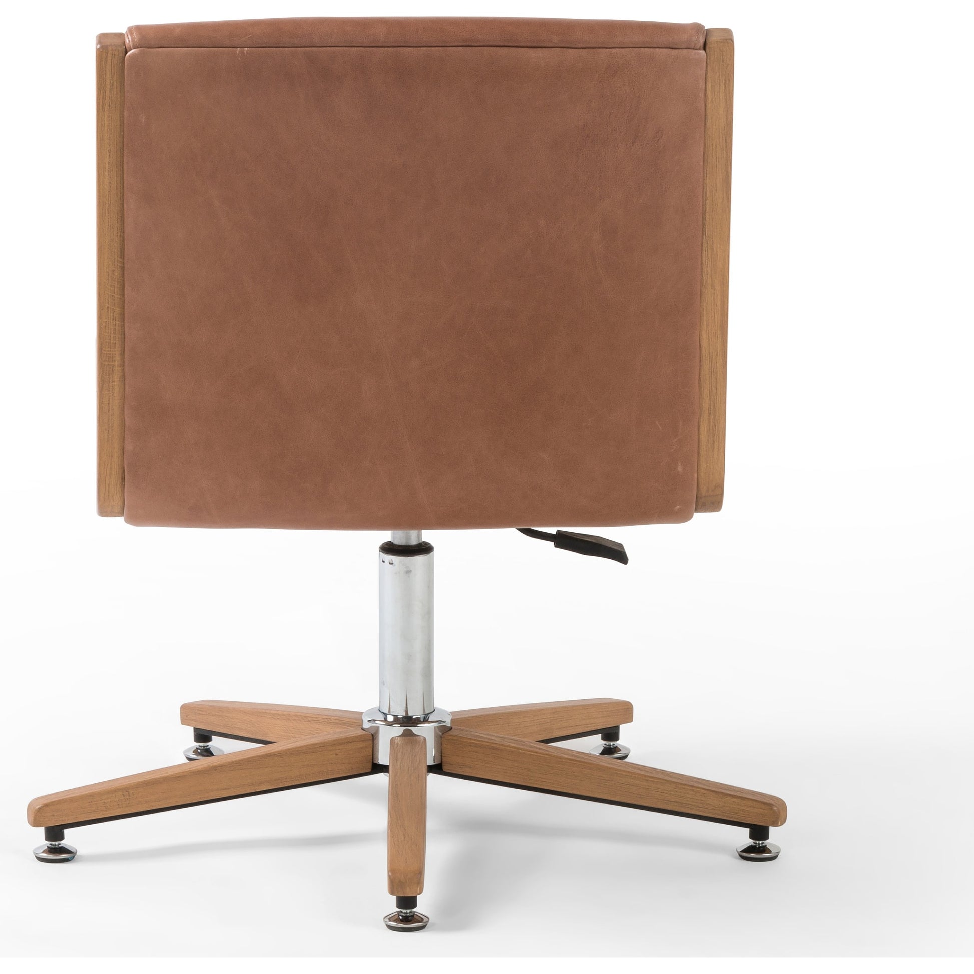 Carla Desk Chair by Four Hands. Made from 100% polyester, solid oak in a modern style.