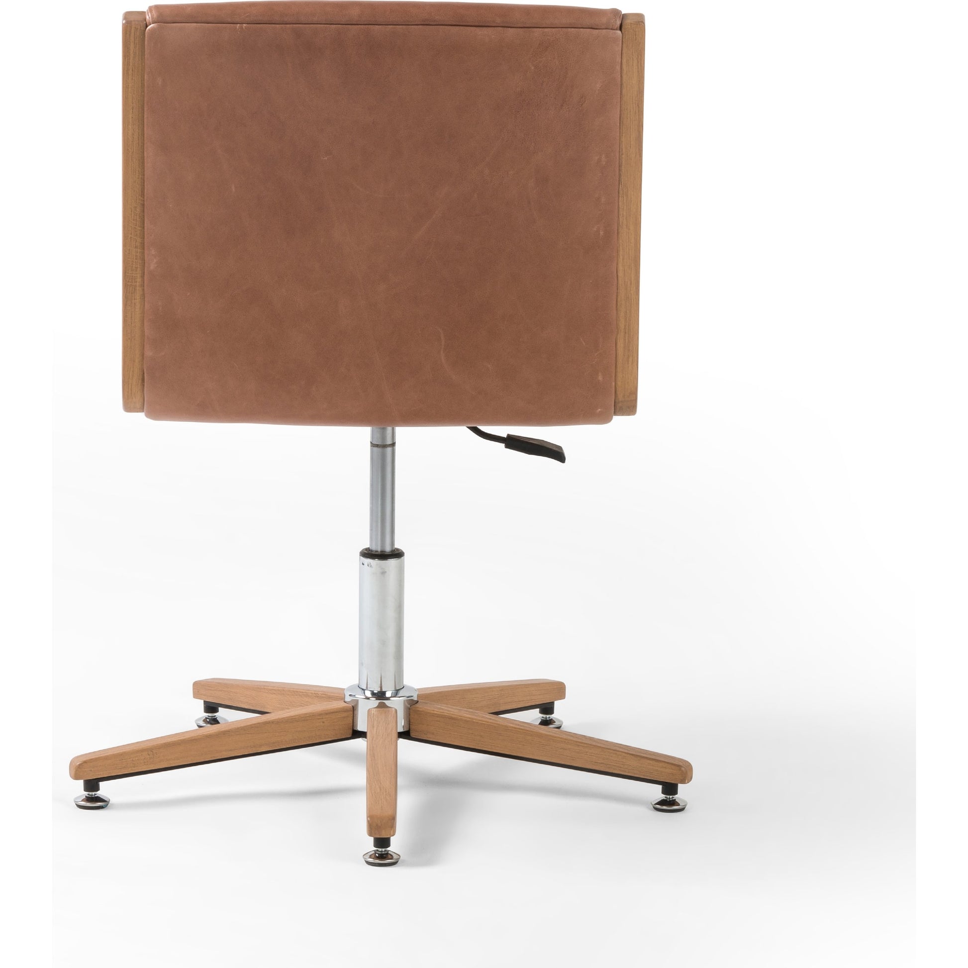 Carla Desk Chair by Four Hands. Made from 100% polyester, solid oak in a modern style.