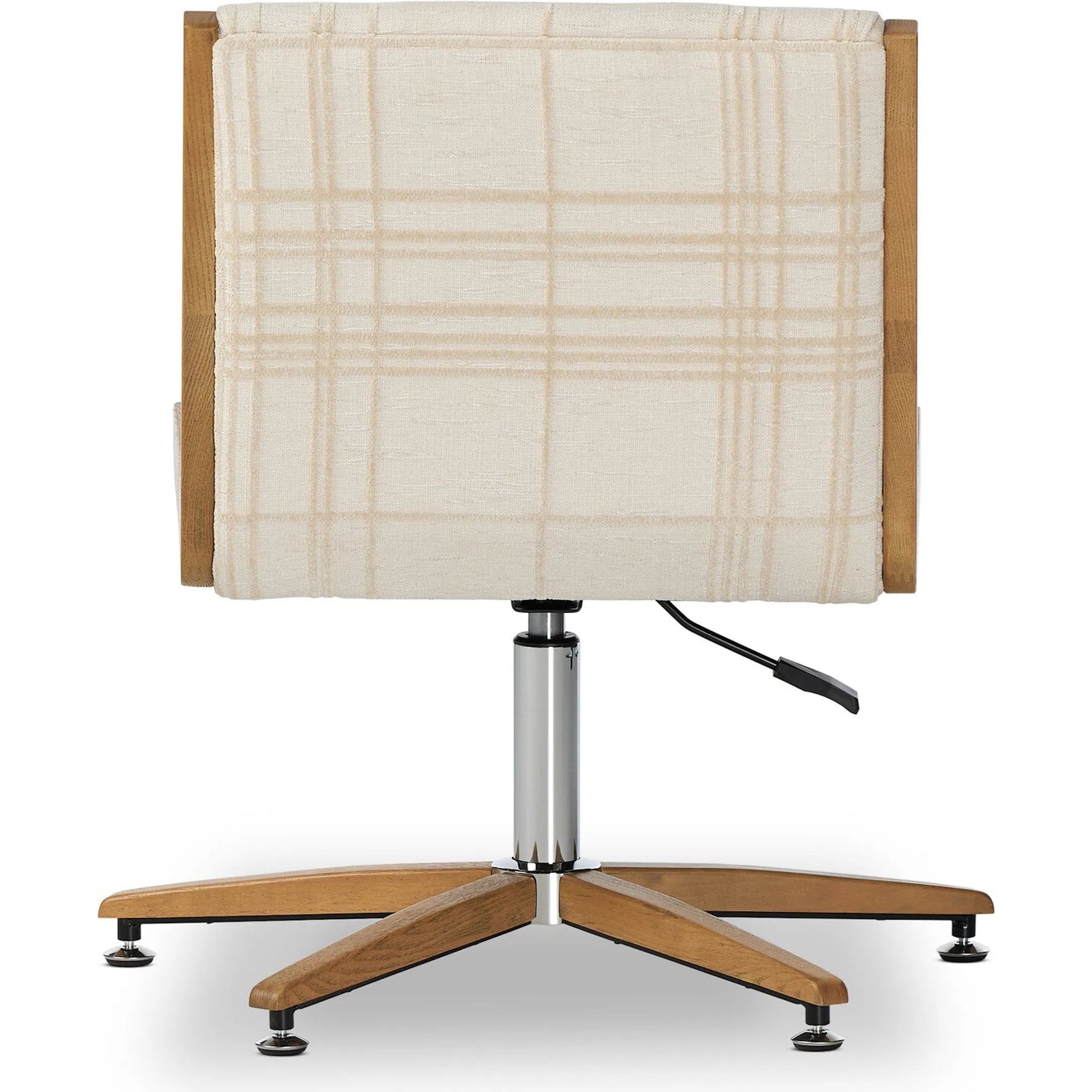 Carla Desk Chair by Four Hands. Made from 100% polyester, solid oak in a modern style.