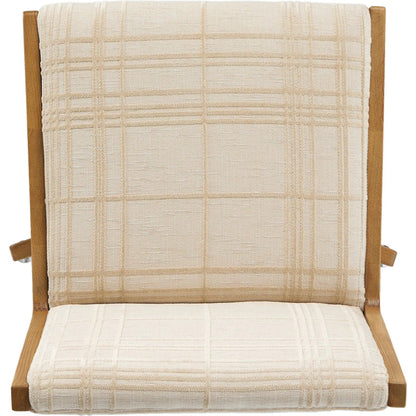 Carla Desk Chair by Four Hands in sheffield ivory, smoked grey. Made from 100% polyester, solid oak in a modern style.