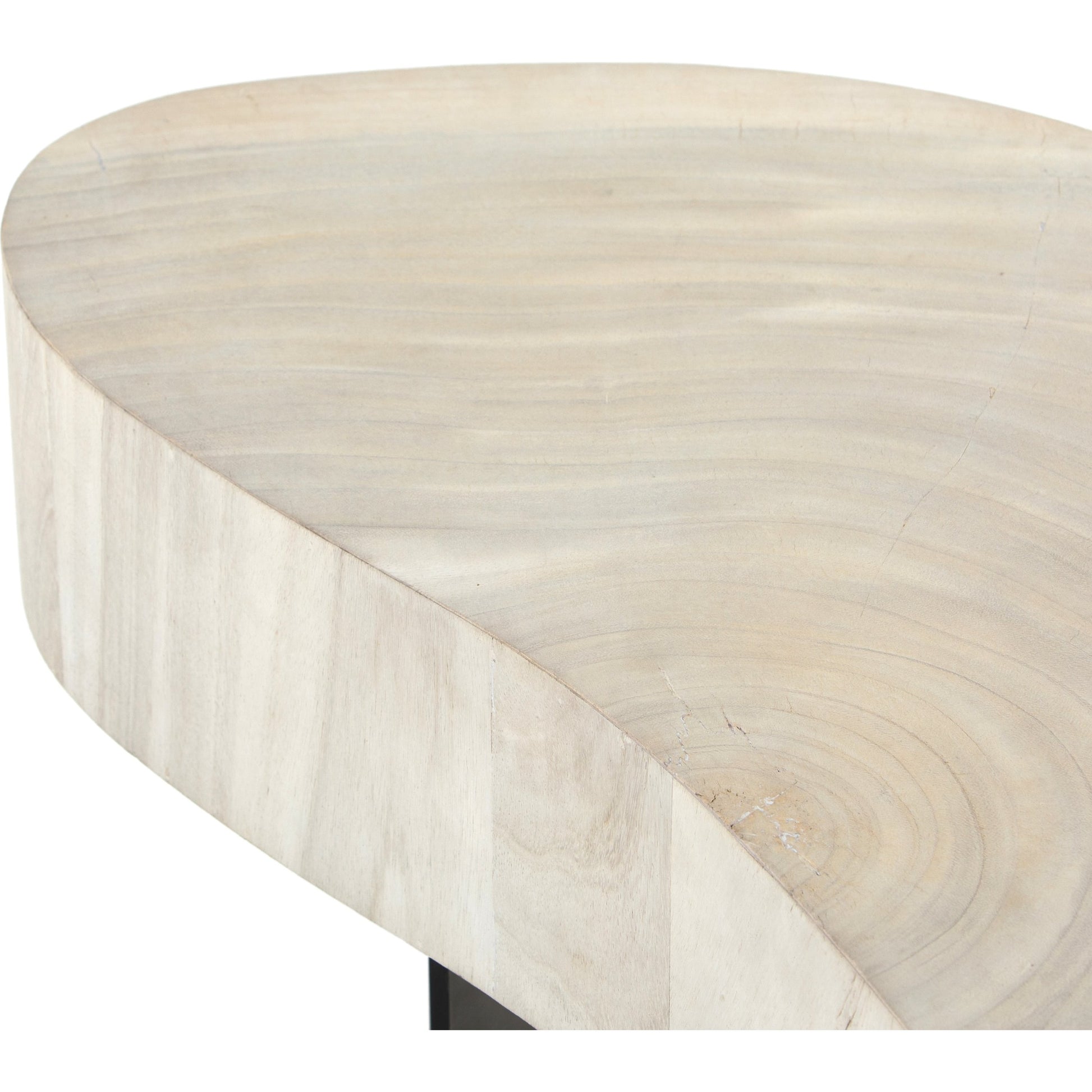Avett Coffee Table by Four Hands. Made from guanacaste veneer, iron, thick guanacaste veneer in a eclectic & global style.