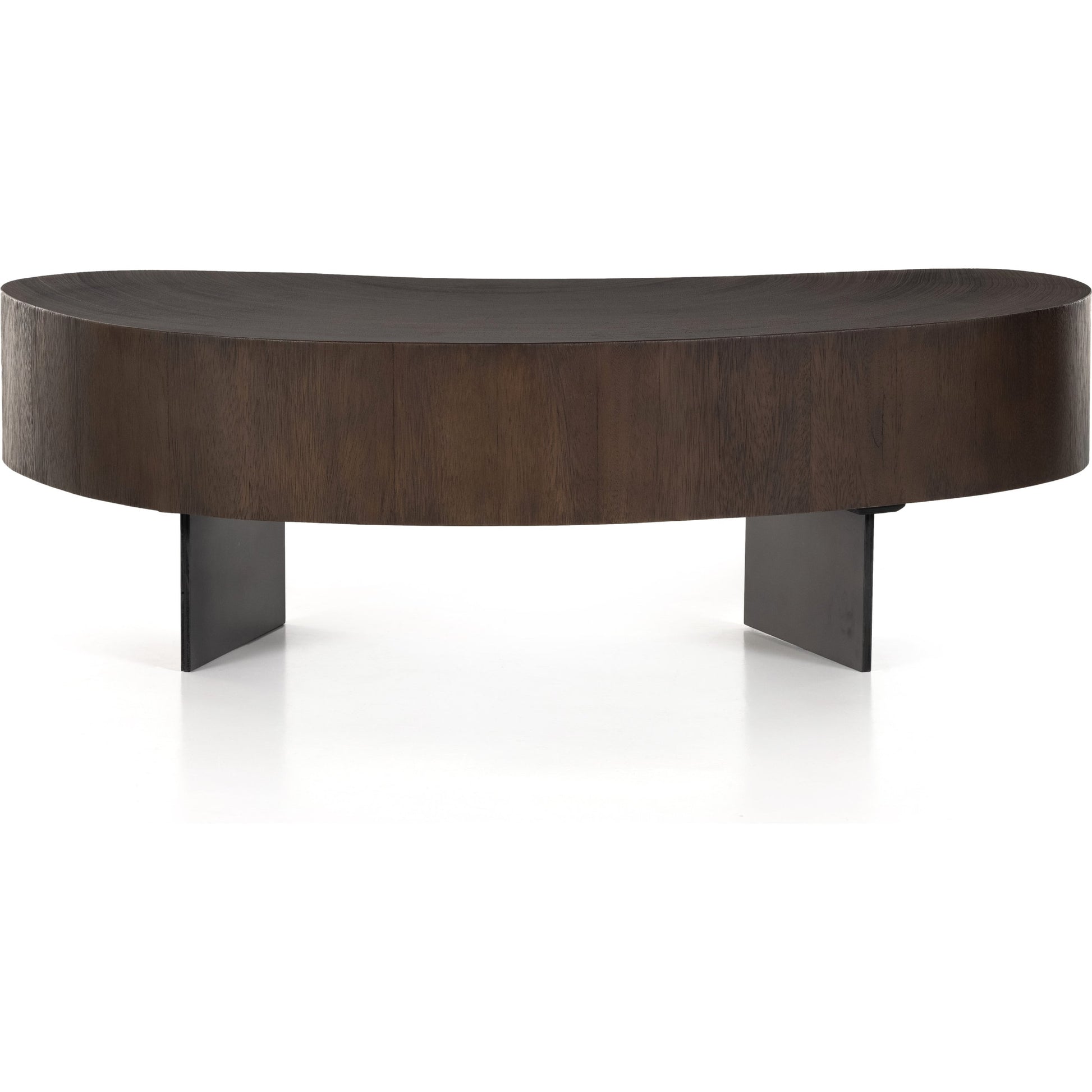Avett Coffee Table by Four Hands. Made from guanacaste veneer, iron, thick guanacaste veneer in a eclectic & global style.