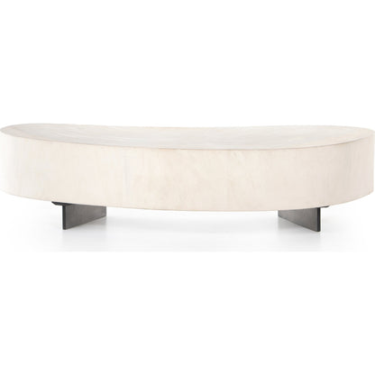 Avett Coffee Table by Four Hands. Made from guanacaste veneer, iron, thick guanacaste veneer in a eclectic & global style.