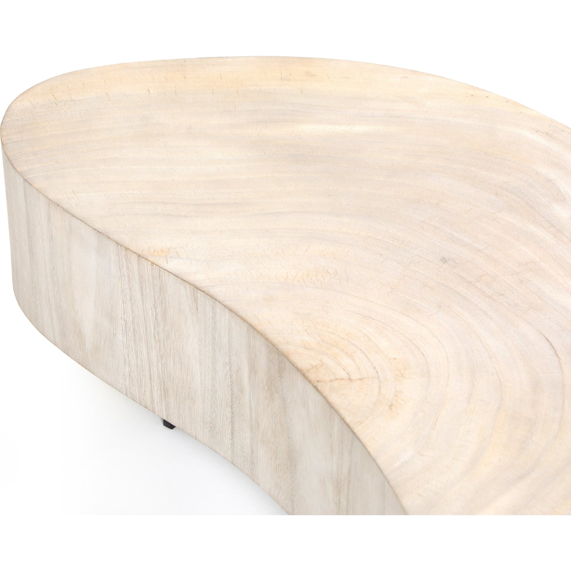 Avett Coffee Table by Four Hands. Made from guanacaste veneer, iron, thick guanacaste veneer in a eclectic & global style.