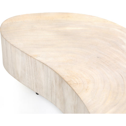Avett Coffee Table by Four Hands. Made from guanacaste veneer, iron, thick guanacaste veneer in a eclectic & global style.