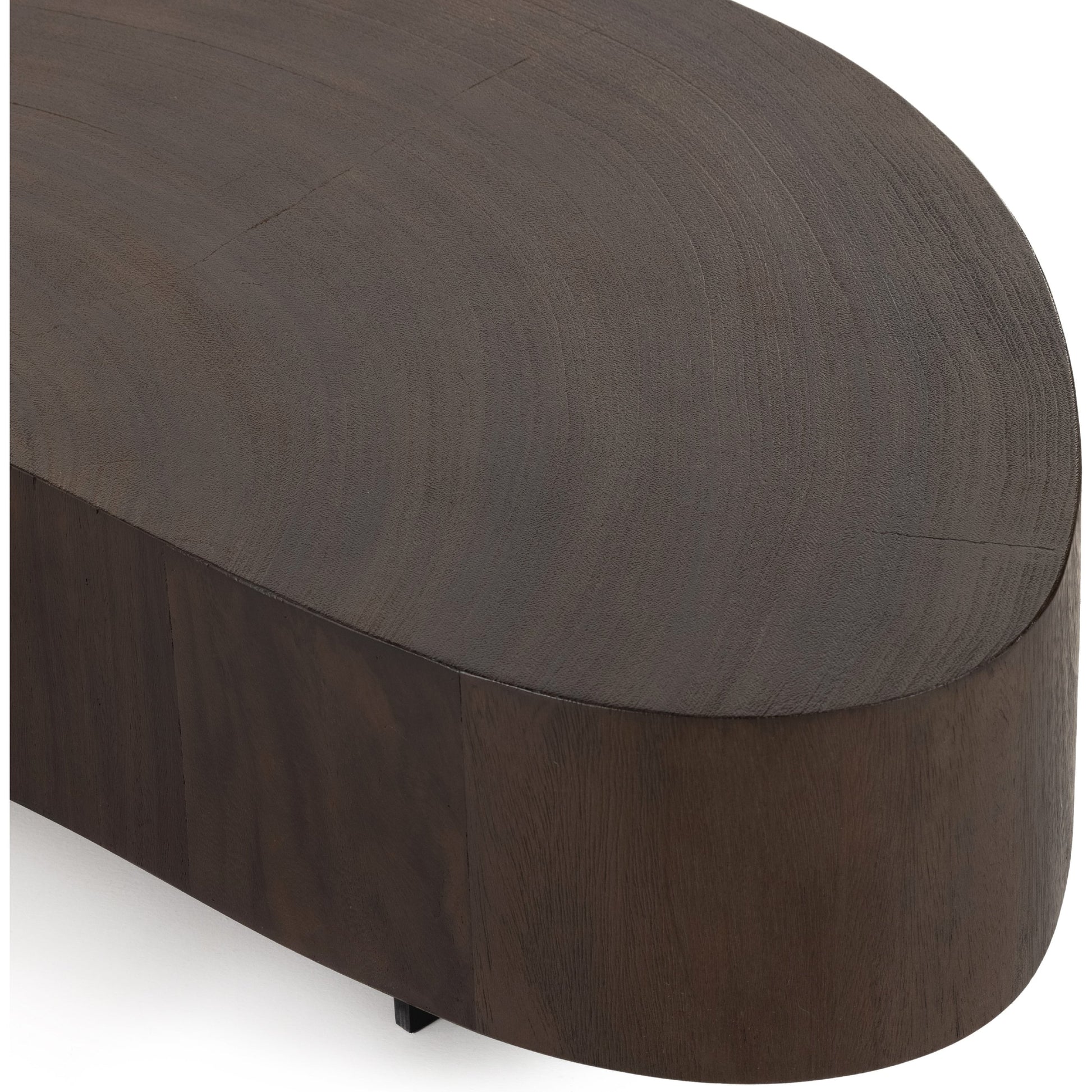 Avett Coffee Table by Four Hands. Made from guanacaste veneer, iron, thick guanacaste veneer in a eclectic & global style.