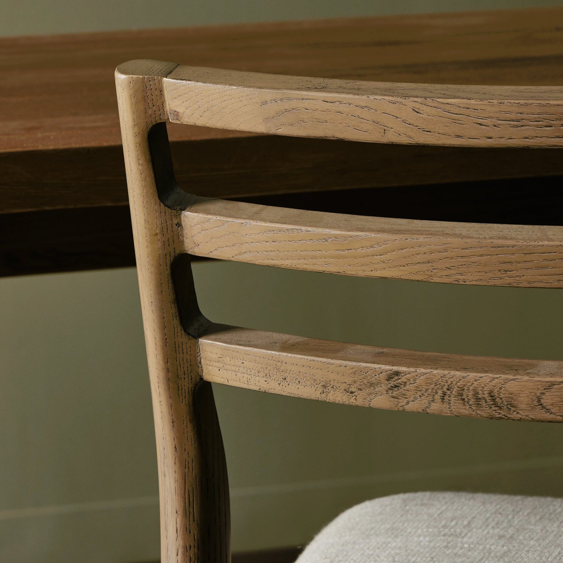 Glenmore Counter Stool by Four Hands in essence natural. Made from 49% viscose (rayon), 22% flax, linen, 18% polyester, 11% cotton, solid oak, 100% polyurethane foam pad in a modern style.
