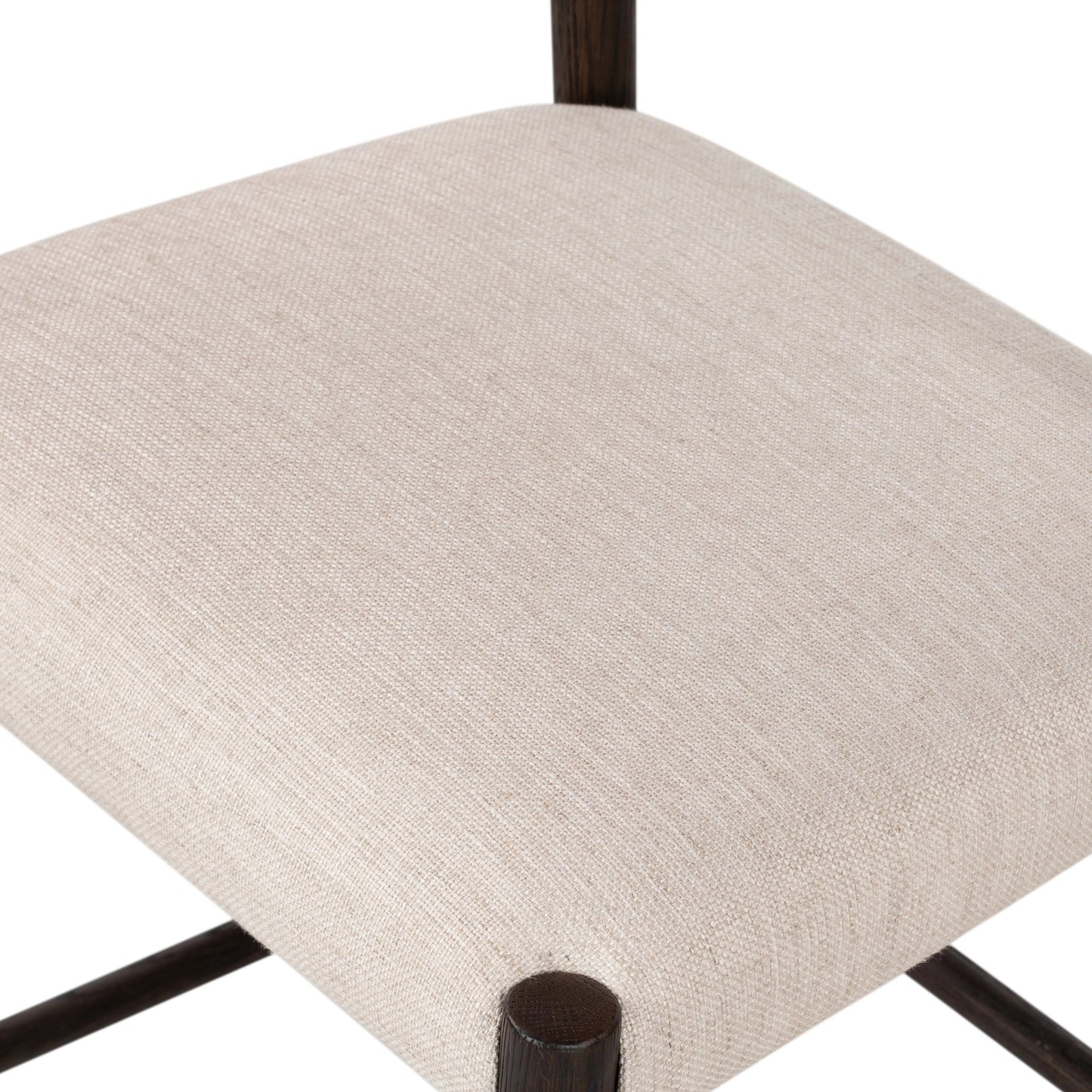 019 SI-2001364 | Additional Silo | Glenmore Counter Stool by Four Hands in essence natural. Made from 49% viscose (rayon), 22% flax, linen, 18% polyester, 11% cotton, solid oak, 100% polyurethane foam pad in a modern style.