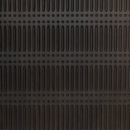 Kelby Bookcase by Four Hands in carved vintage brown. Made from iron, solid mango in a modern style.