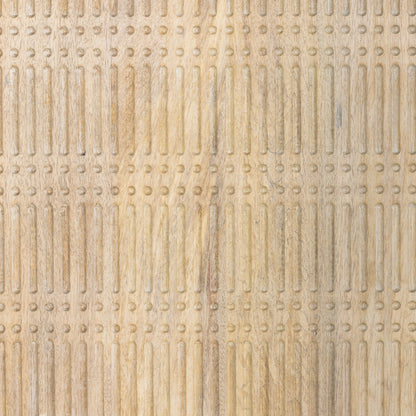 Kelby Bookcase by Four Hands in carved vintage brown. Made from iron, solid mango in a modern style.