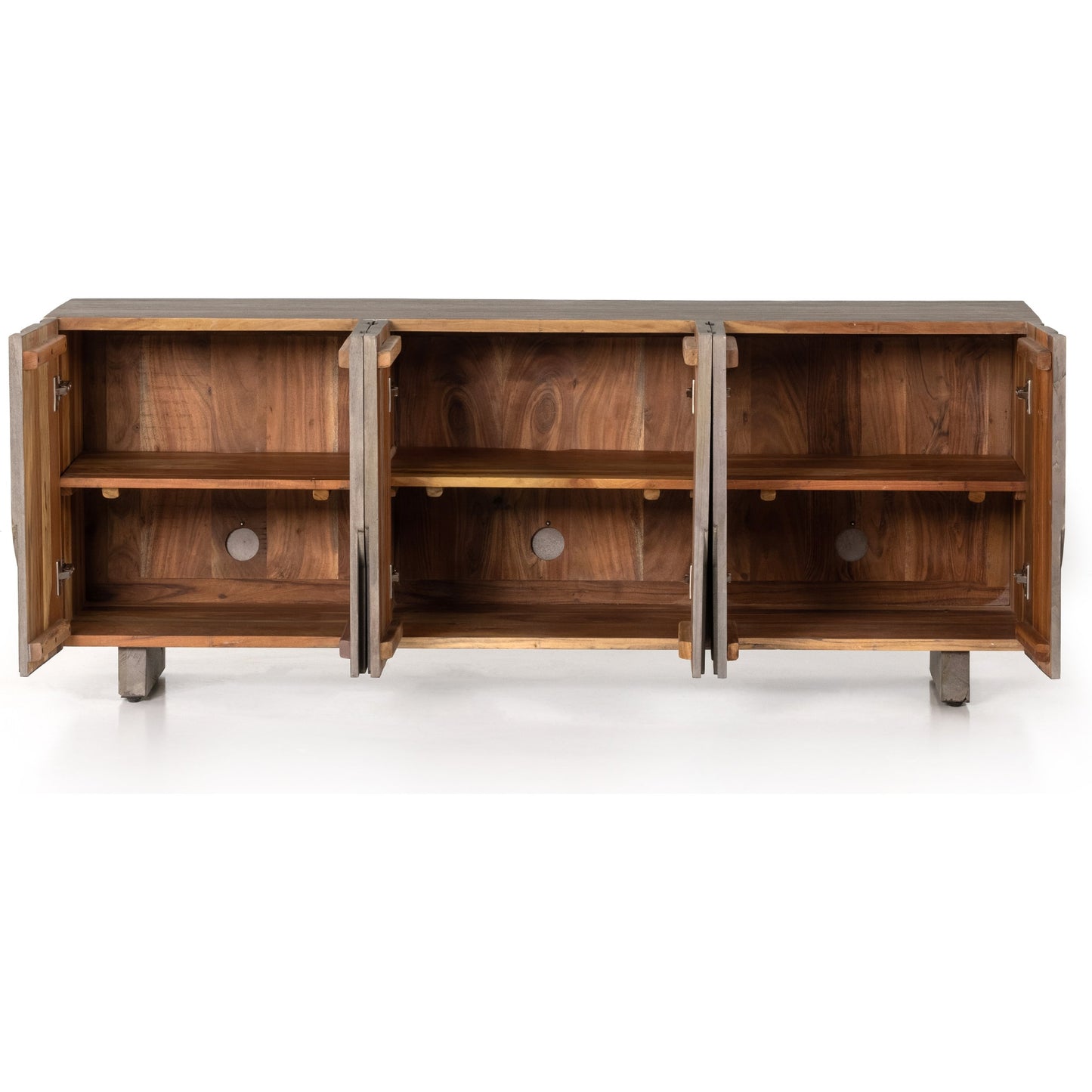 004 SI-1798272 | Additional Silo | Rivka Media Console by Four Hands. Made from solid mixed reclaimed wood in a modern style.