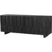 Rivka Media Console by Four Hands. Made from solid mixed reclaimed wood in a modern style.