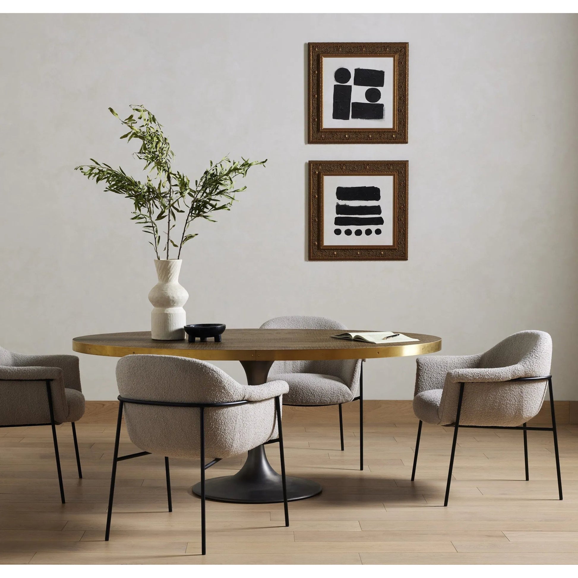 Suerte Dining Chair by Four Hands. Made from unique in a transitional style.