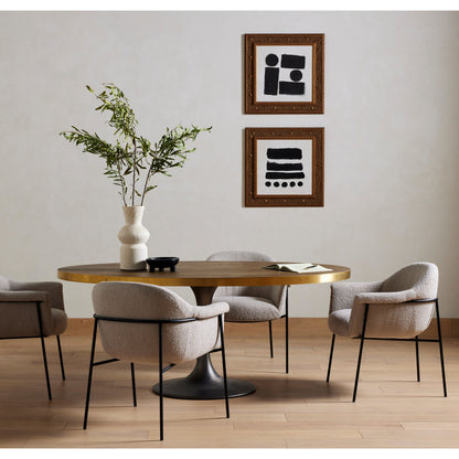 Suerte Dining Chair by Four Hands. Made from unique in a transitional style.