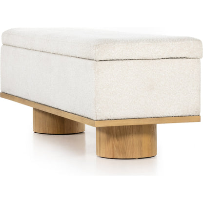 Navi Trunk by Four Hands in buff oak. Made from unique in a modern style.
