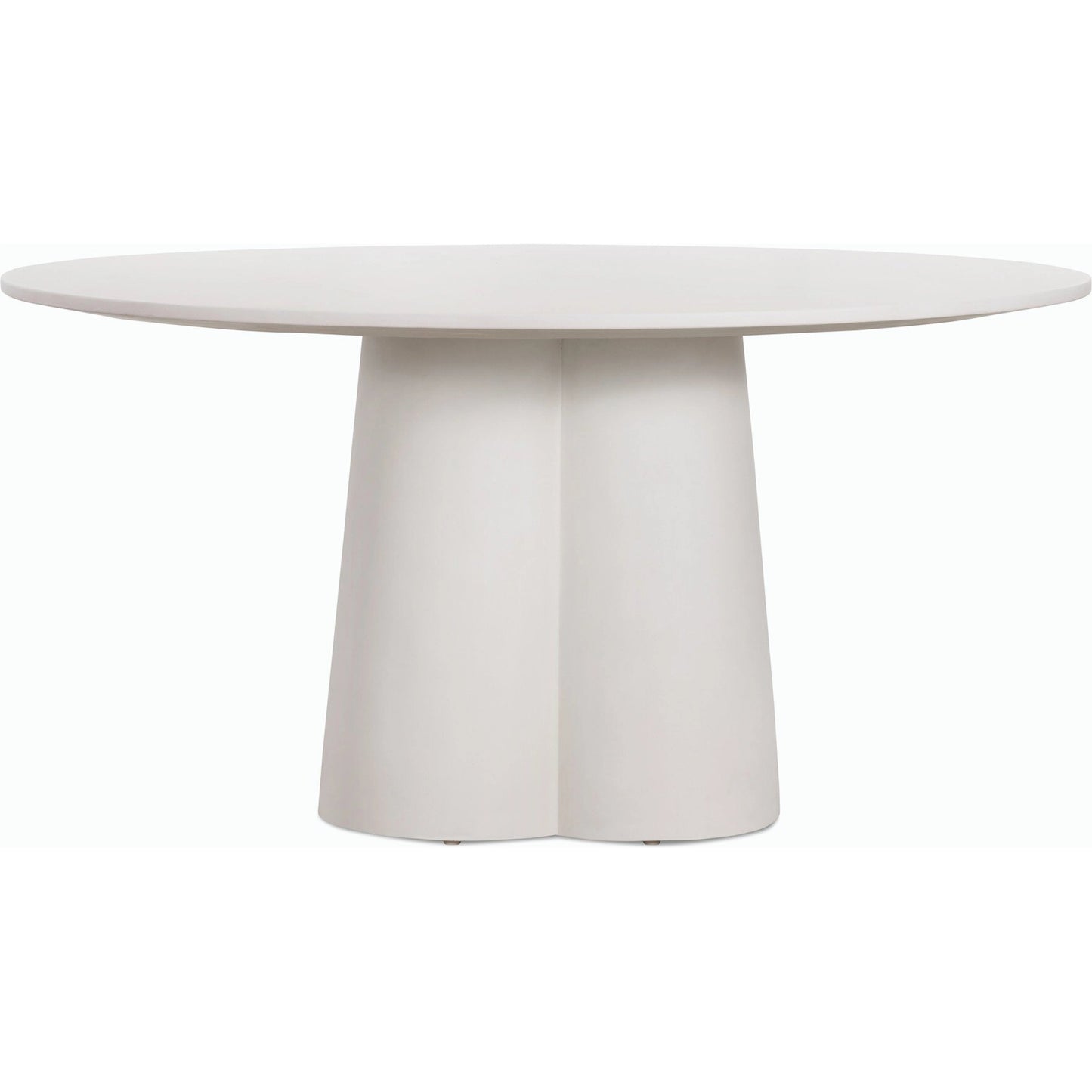 002 SI-2158178 | Additional Silo | Granada Dining Table by Four Hands in white concrete. Made from concrete in a modern style.